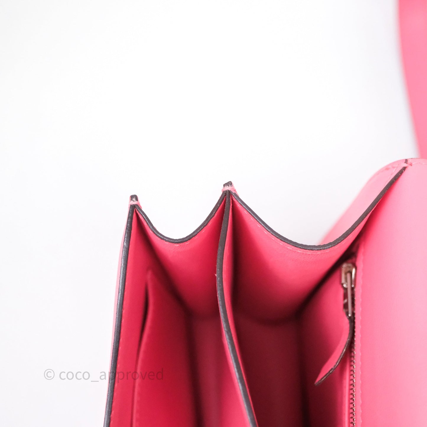 Hermès Constance 24 Rose Azalee 8W Epsom Palladium Hardware