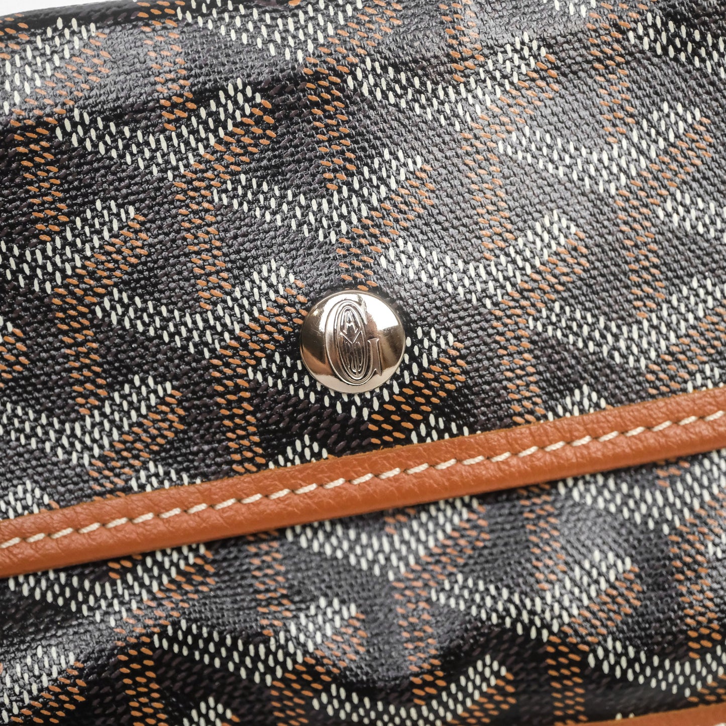 Goyard Saint Louis Tote Bag GM Black/Tan