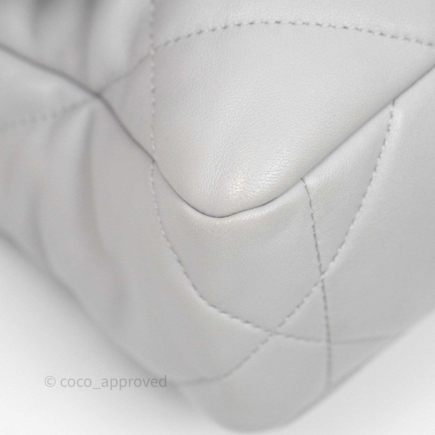 Chanel 19 Small Light Grey Mixed Hardware