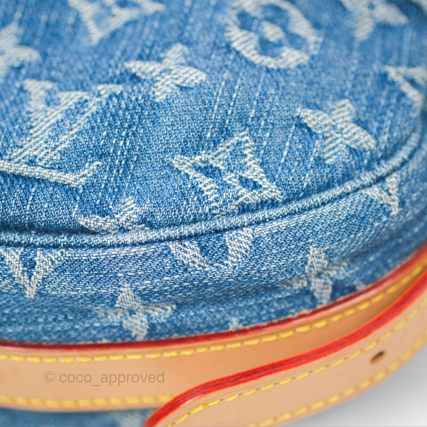 Louis Vuitton Croissant MM Denim Blue Monogram