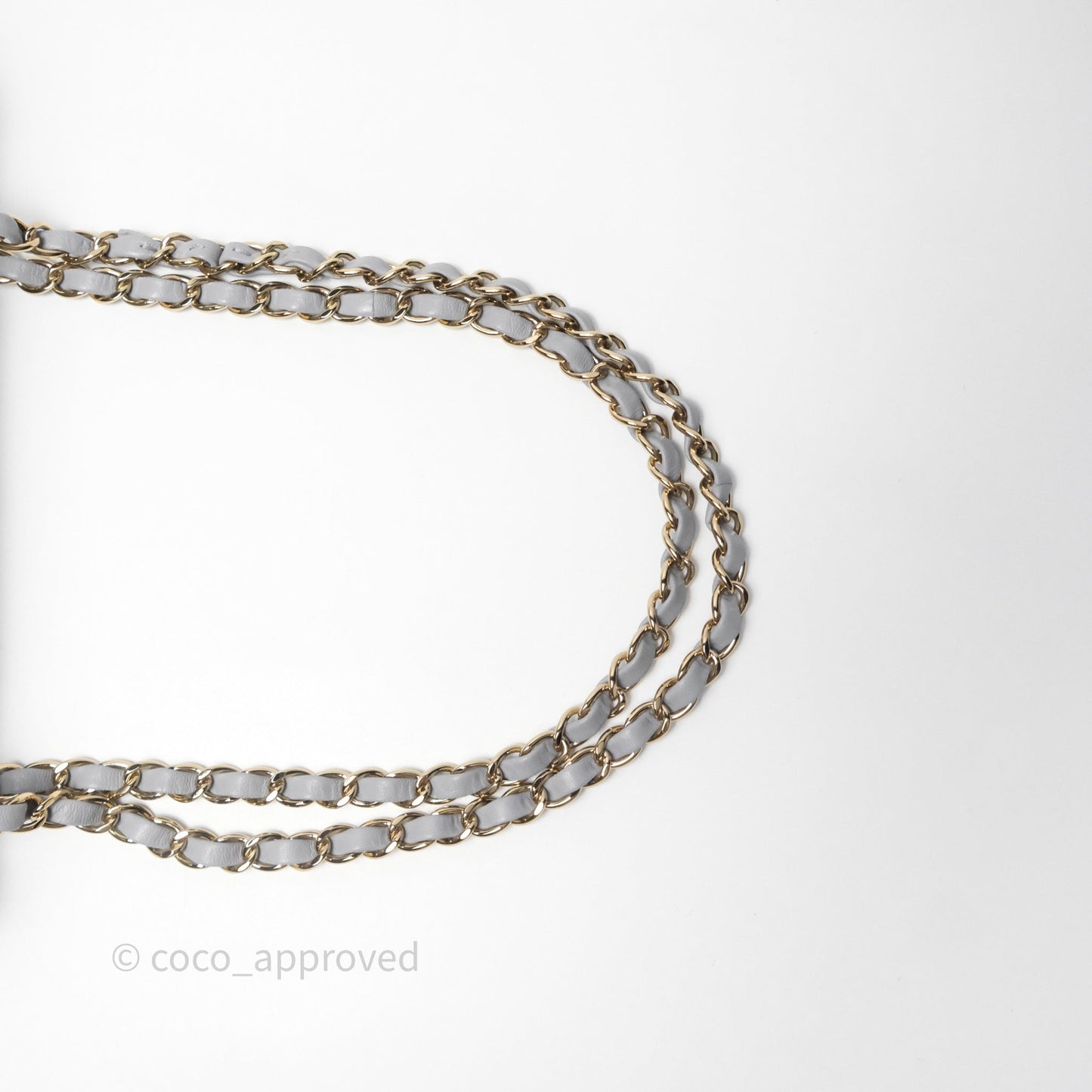 Chanel Classic Small Flap Chevron Grey Lambskin Gold Hardware