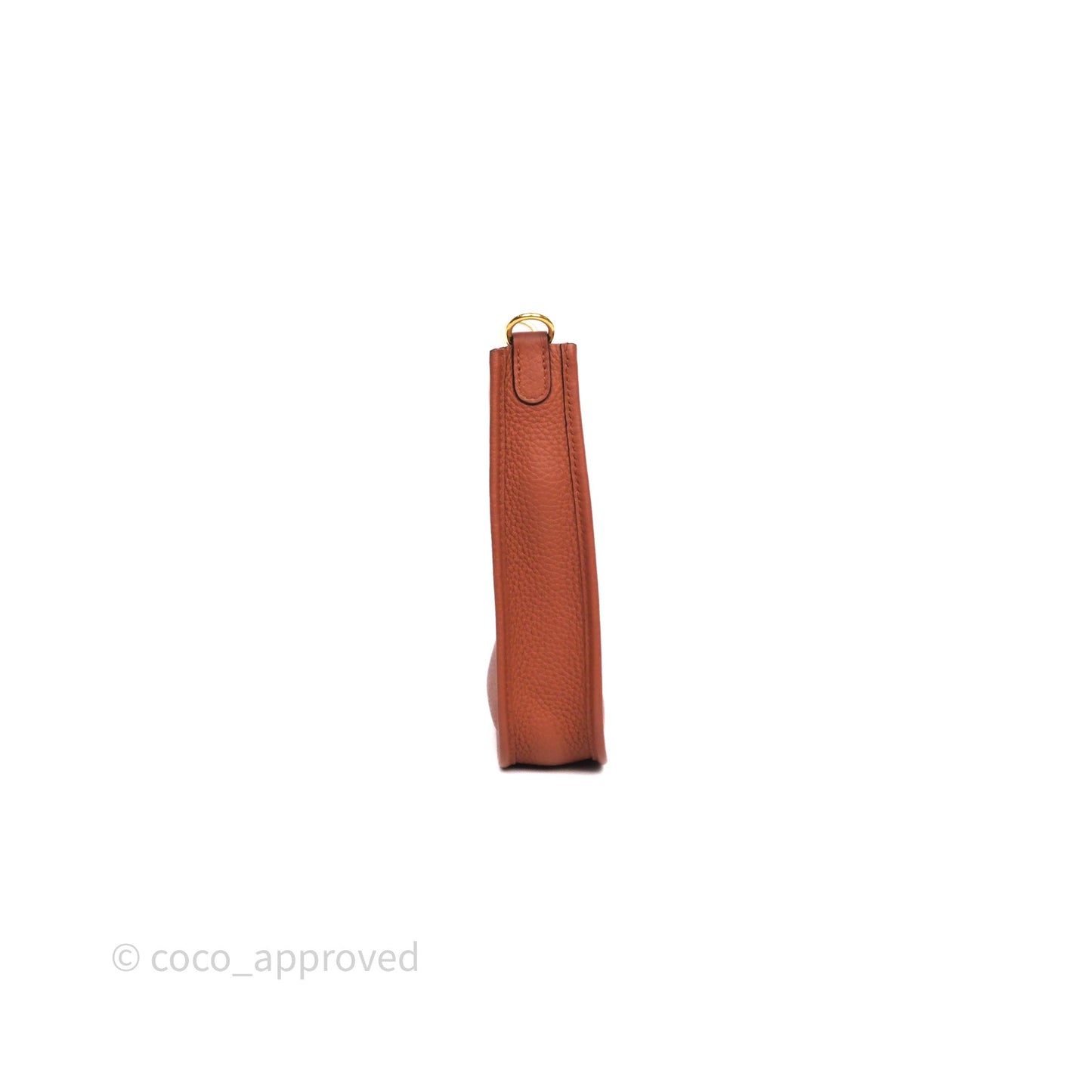 Hermès Mini Evelyne 16 Brick Clemence Gold Hardware
