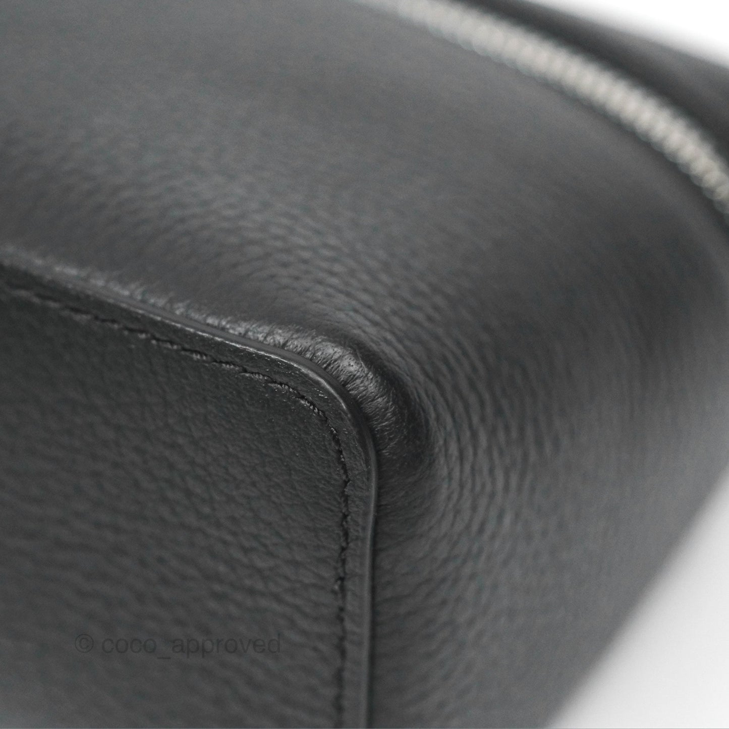 Loro Piana Extra Pocket L19 Black Grained Calfskin