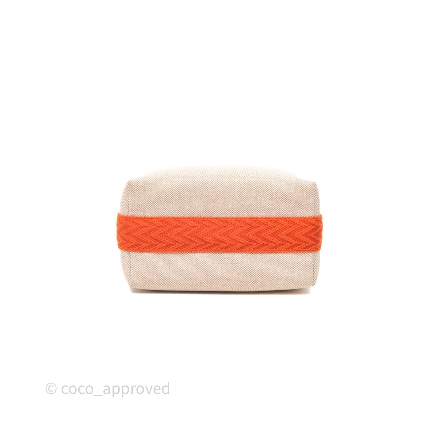 Hermès Small Bride-A-Brac Natural Orange Canvas