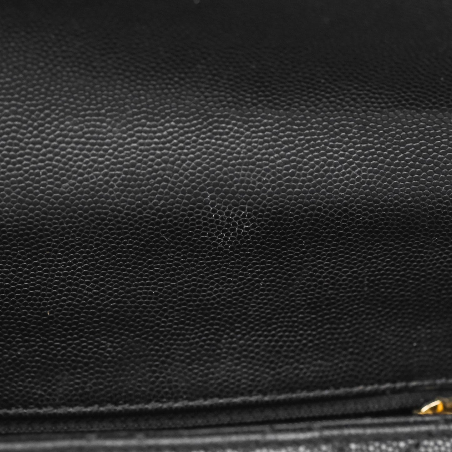 Chanel Small Coco Handle Black Caviar Gold Hardware Lizard Embossed Handle