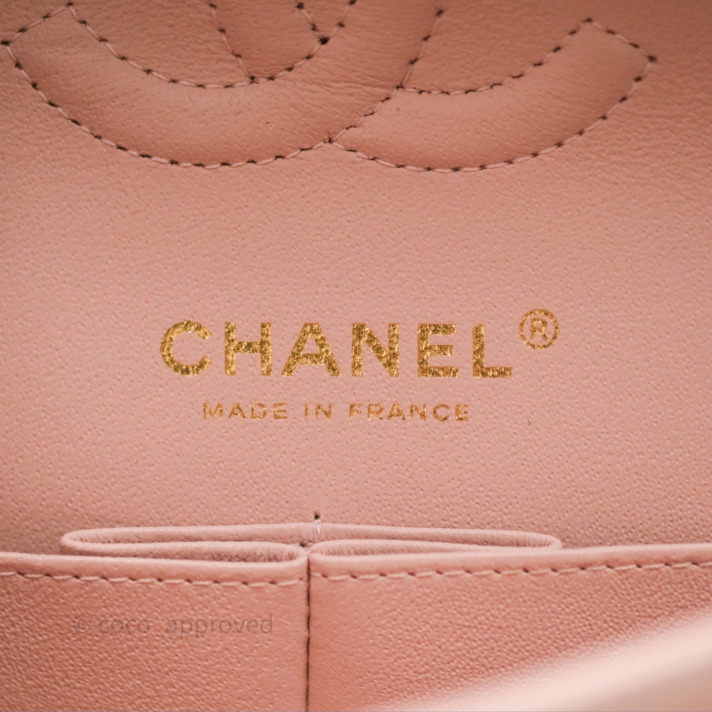 Chanel Small Classic Quilted Flap Pink Caviar Gold Hardware