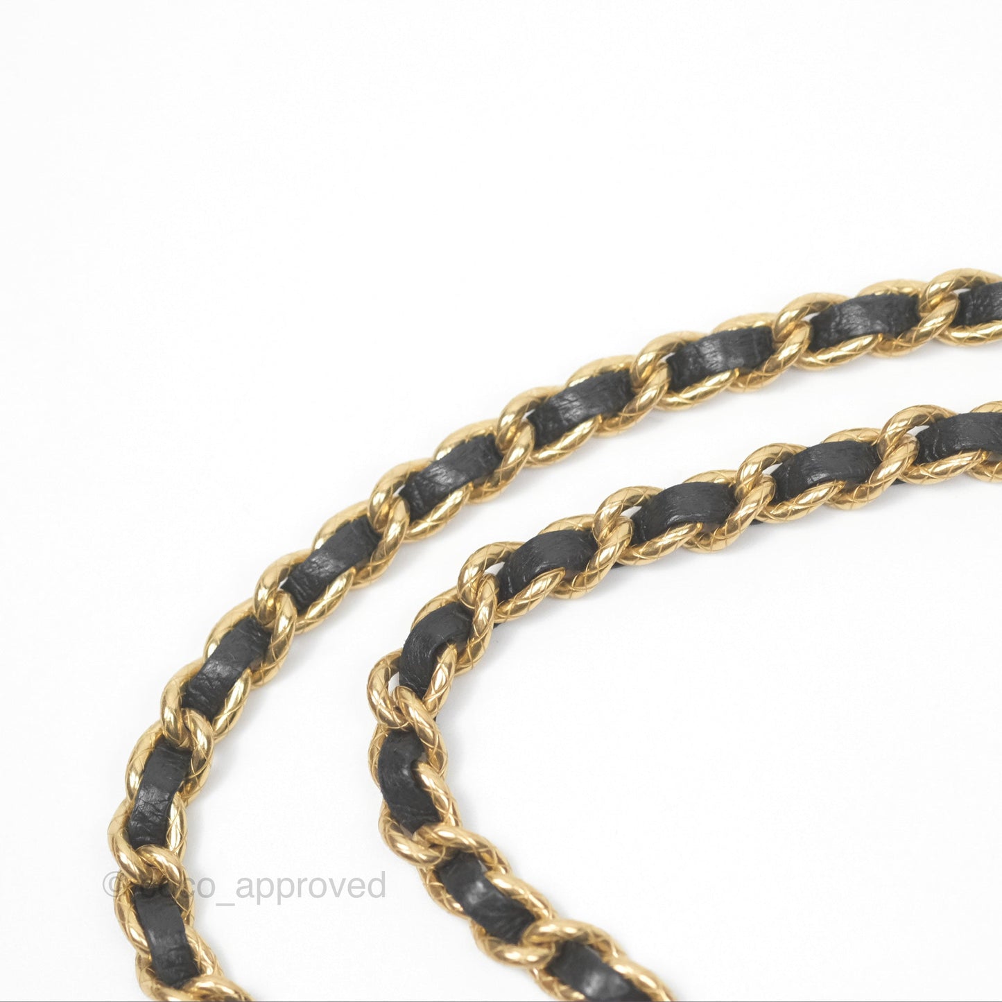 Chanel Quilted Dynasty Wallet on Chain WOC Black Shiny Lambskin Gold Hardware