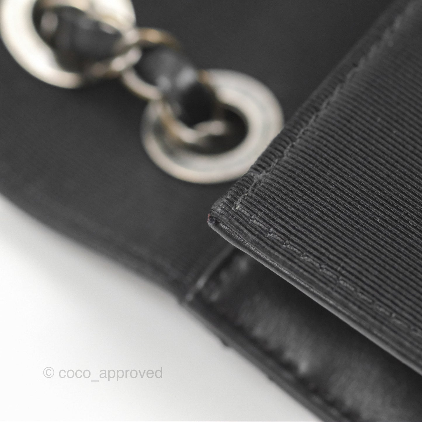 Chanel Quilted Ballerina Small Flap Bag Black Lambskin Ruthenium Hardware