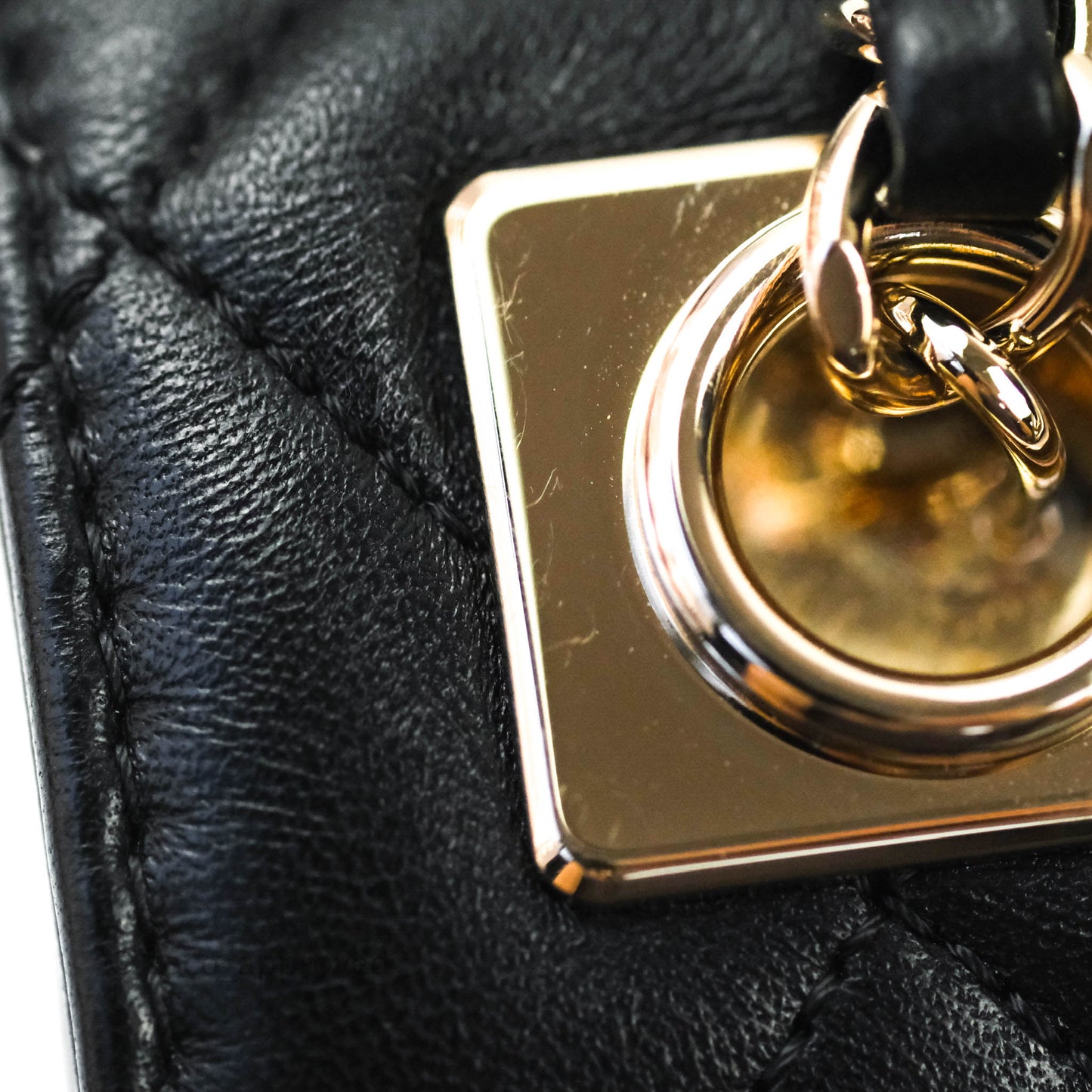 Chanel Trendy CC Small Black Lambskin Gold Hardware