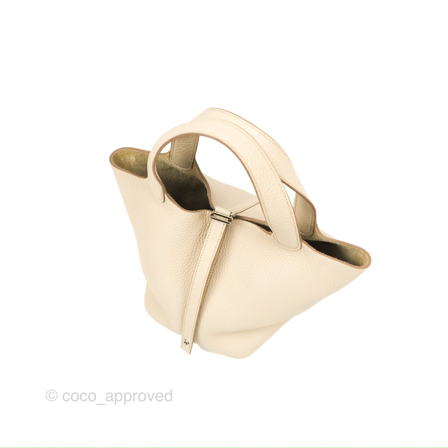 Hermès Picotin 18 Beton Clemence Palladium Hardware
