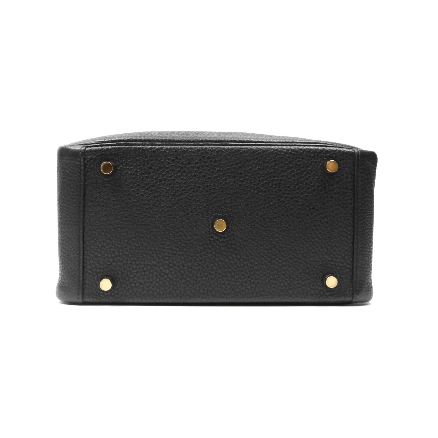 Hermès Lindy 26 Black Clemence Gold Hardware