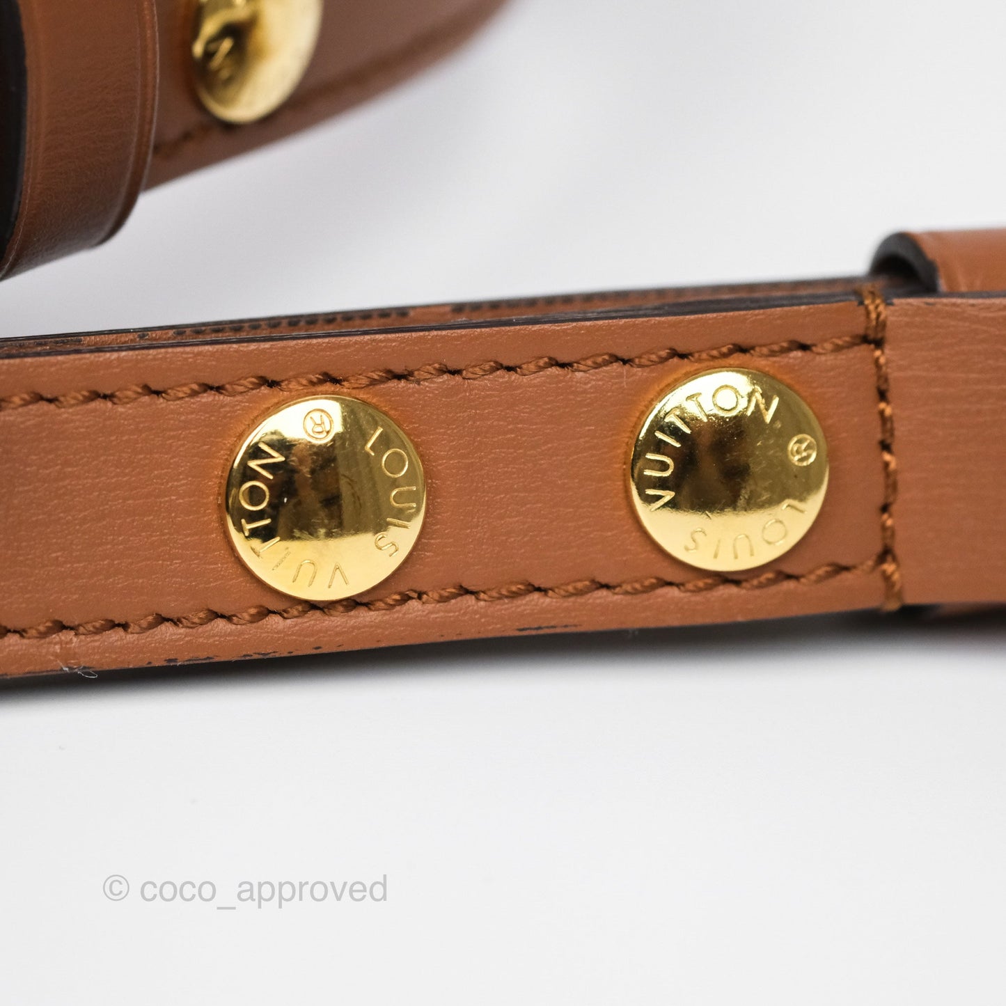Louis Vuitton Mini Dauphine Monogram Tan Calfskin
