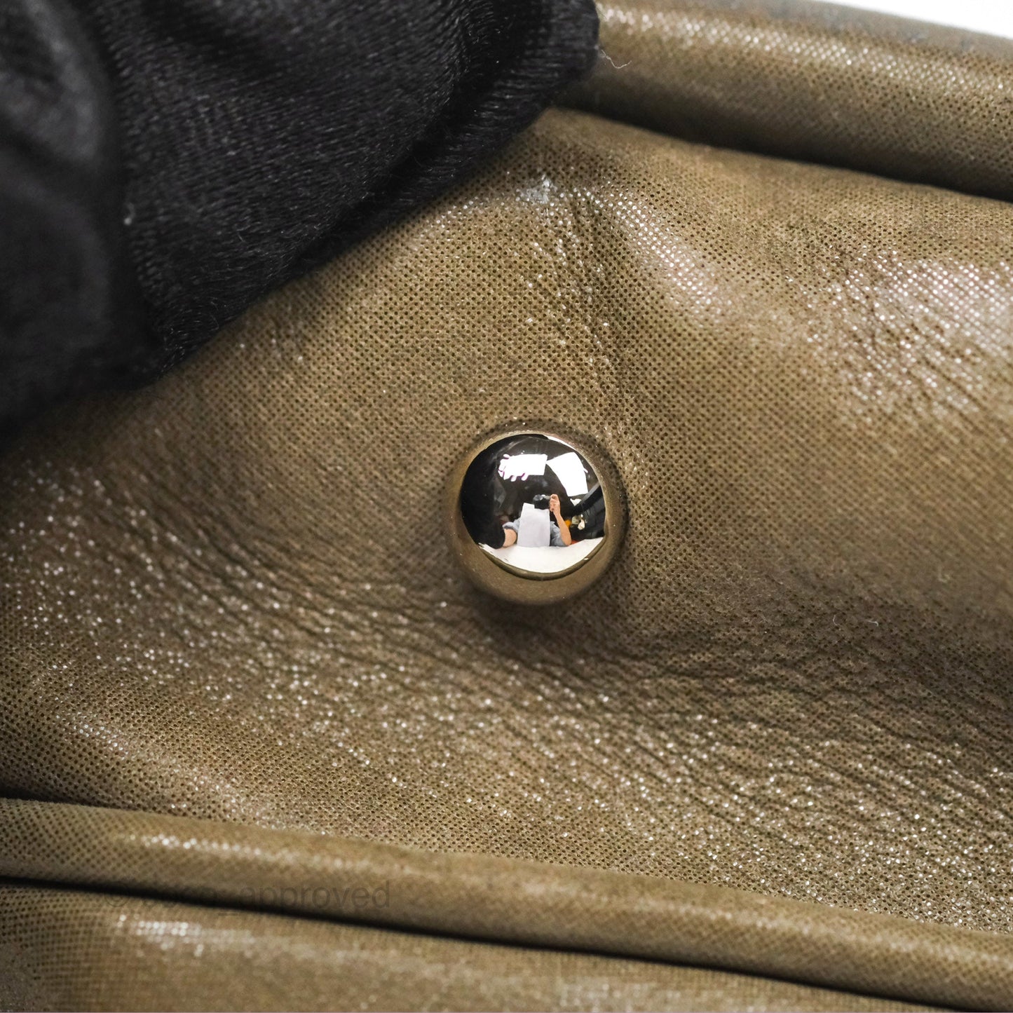 Chanel Quilted Camera Case Bag Iridescent Taupe Calfskin Silver Hardware