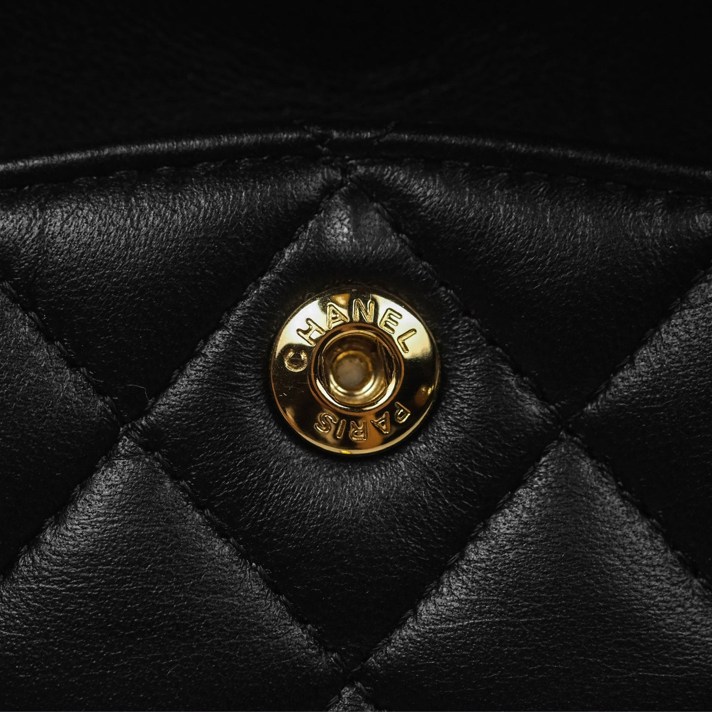 Chanel Small S/M Classic Flap Black Lambskin Gold Hardware