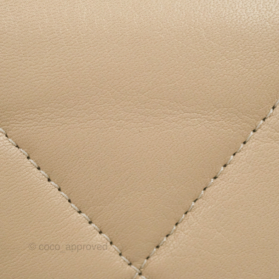 Chanel 19 Small Beige Mixed Hardware