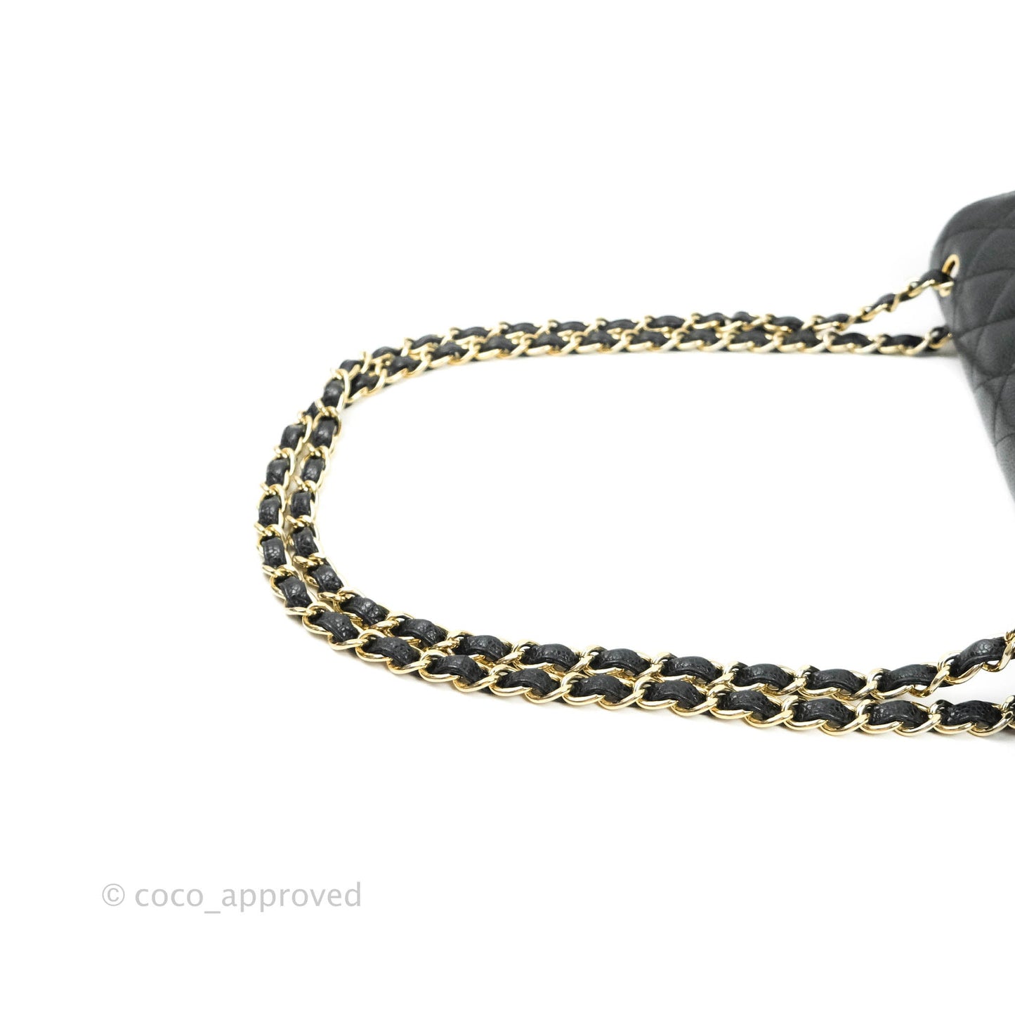 Chanel Jumbo Double Flap Black Caviar Gold Hardware⁣⁣