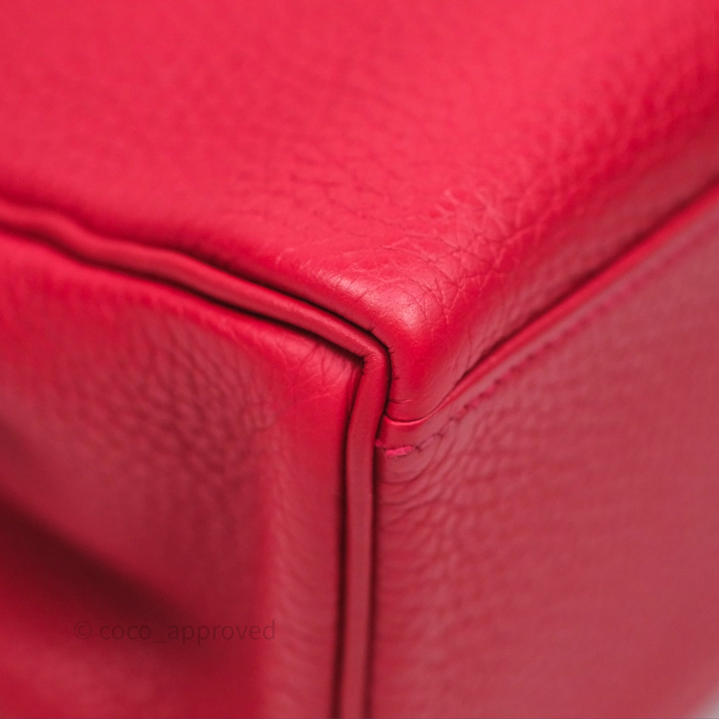 Hermès Kelly Ado Backpack Red Rouge Clemence Palladium Hardware
