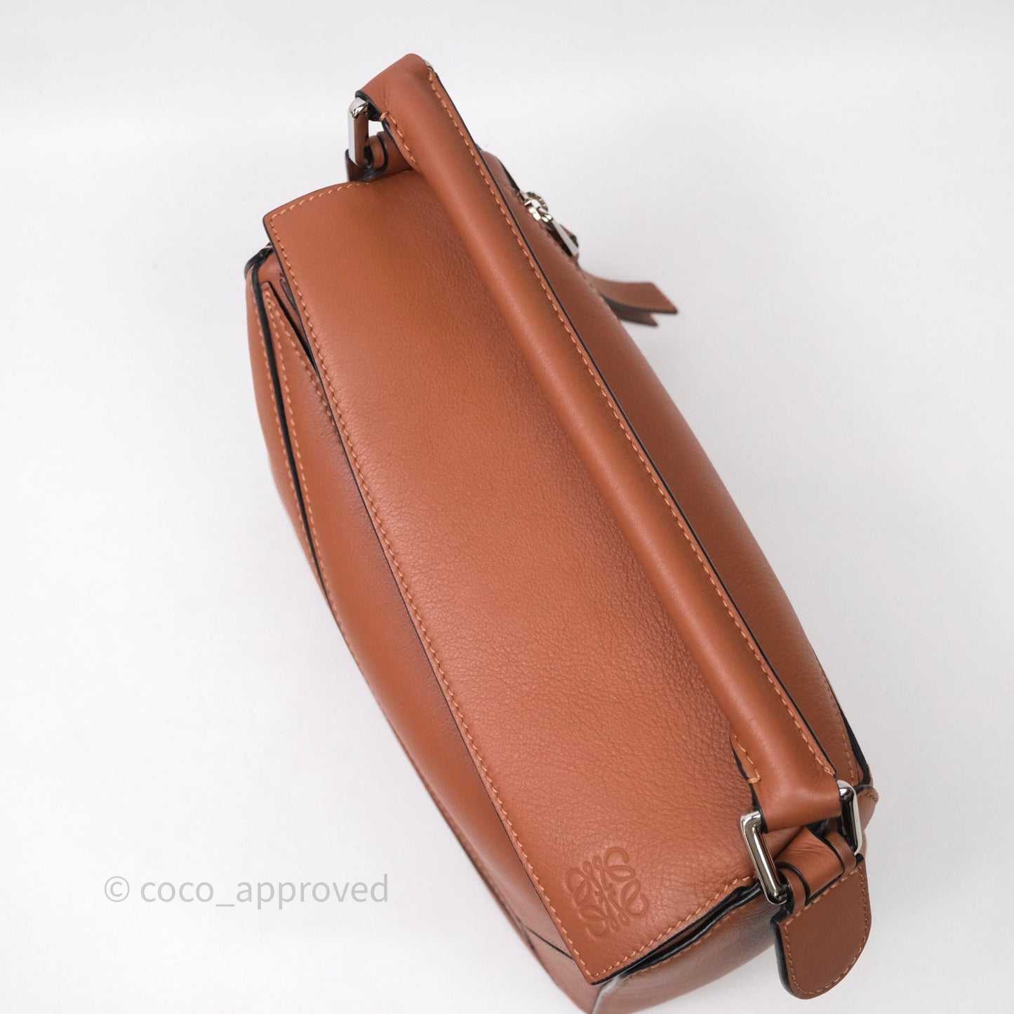 Loewe Small Puzzle Bag Tan Calfskin Gold Hardware