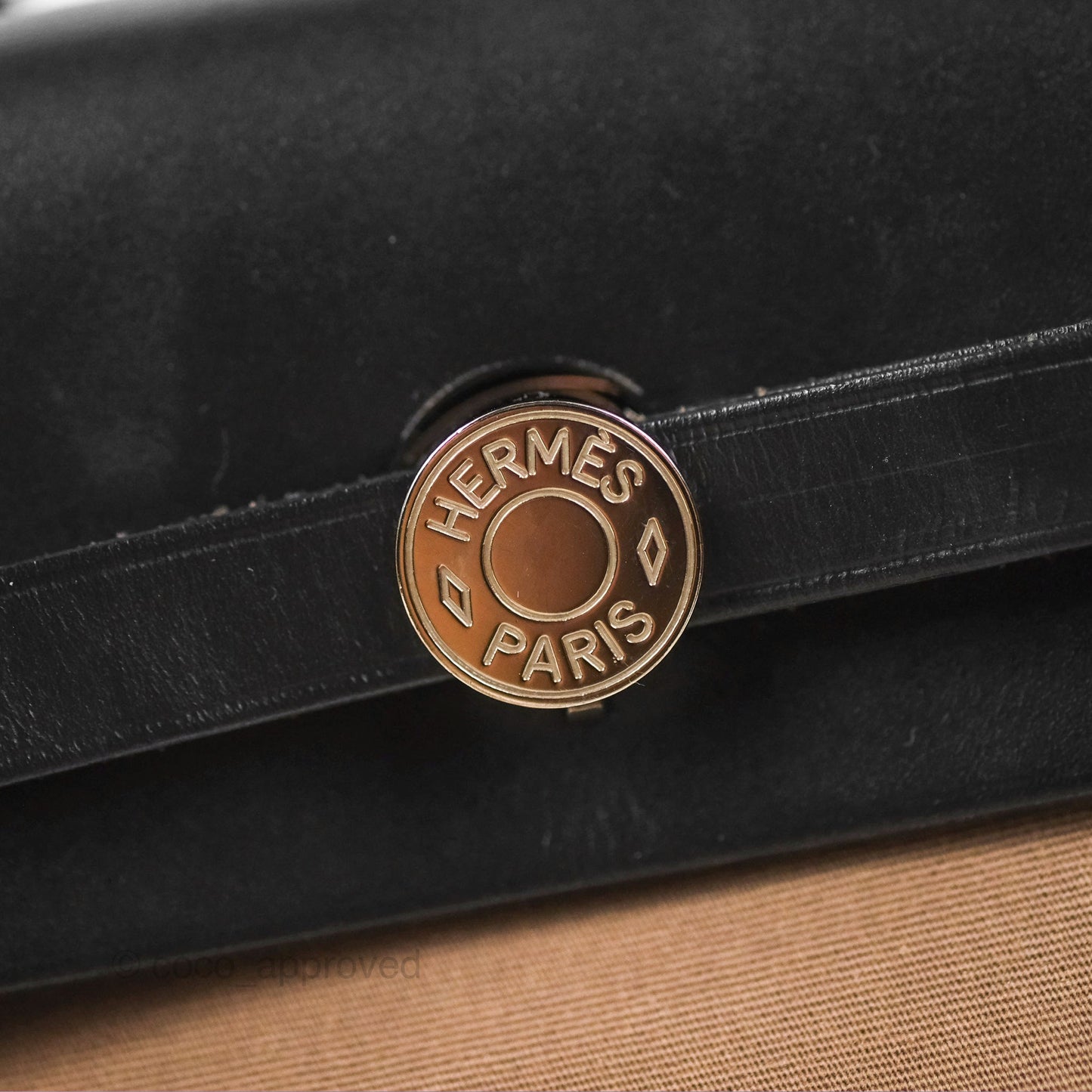 Hermès Herbag Zip 31 Ebene/Etoupe Canvas Palladium Hardware