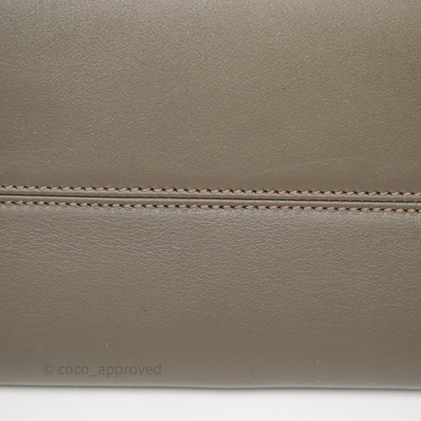 Fendi By The Way Medium Leather Satchel Dark Grey Bag