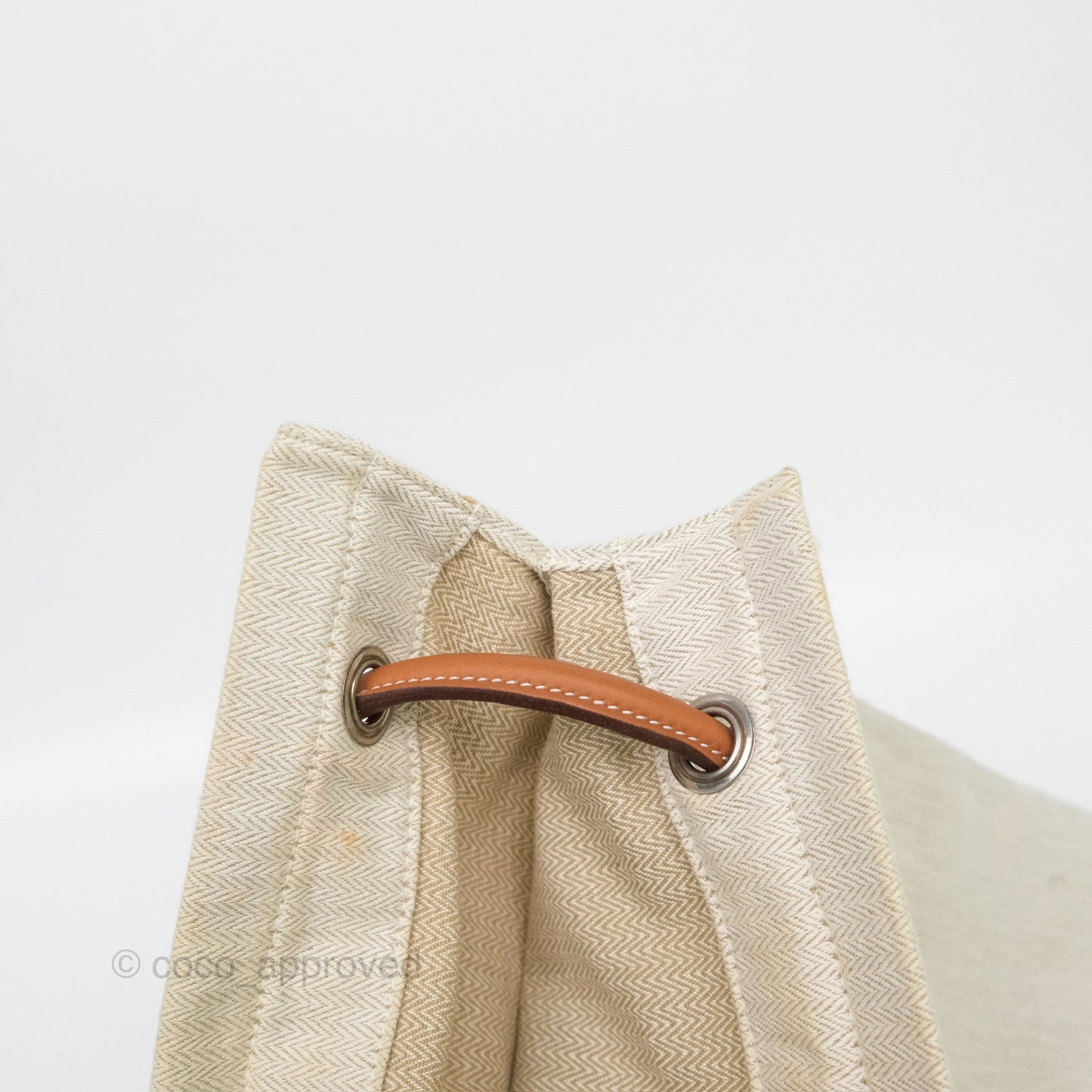 Hermès Aline Canvas Tote Bag