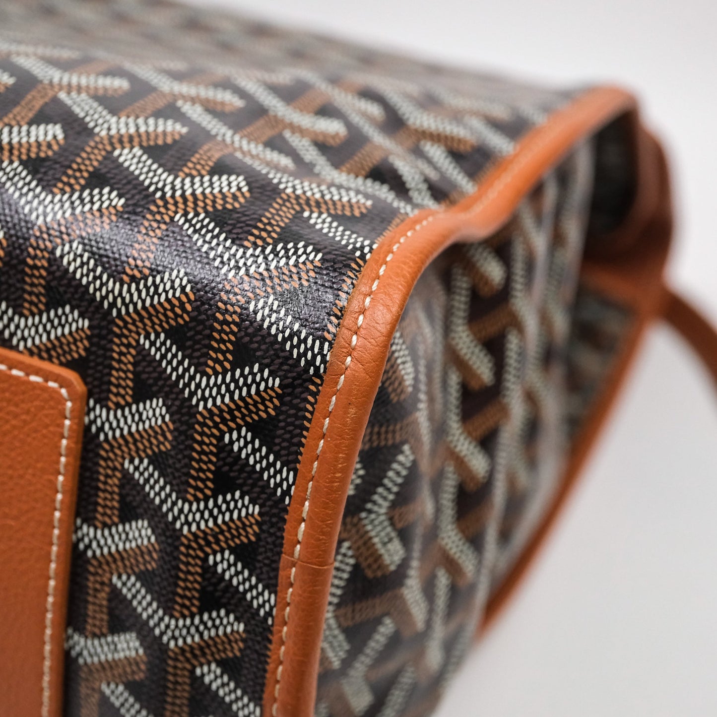 Goyard Saint Léger Backpack Black/ Tan