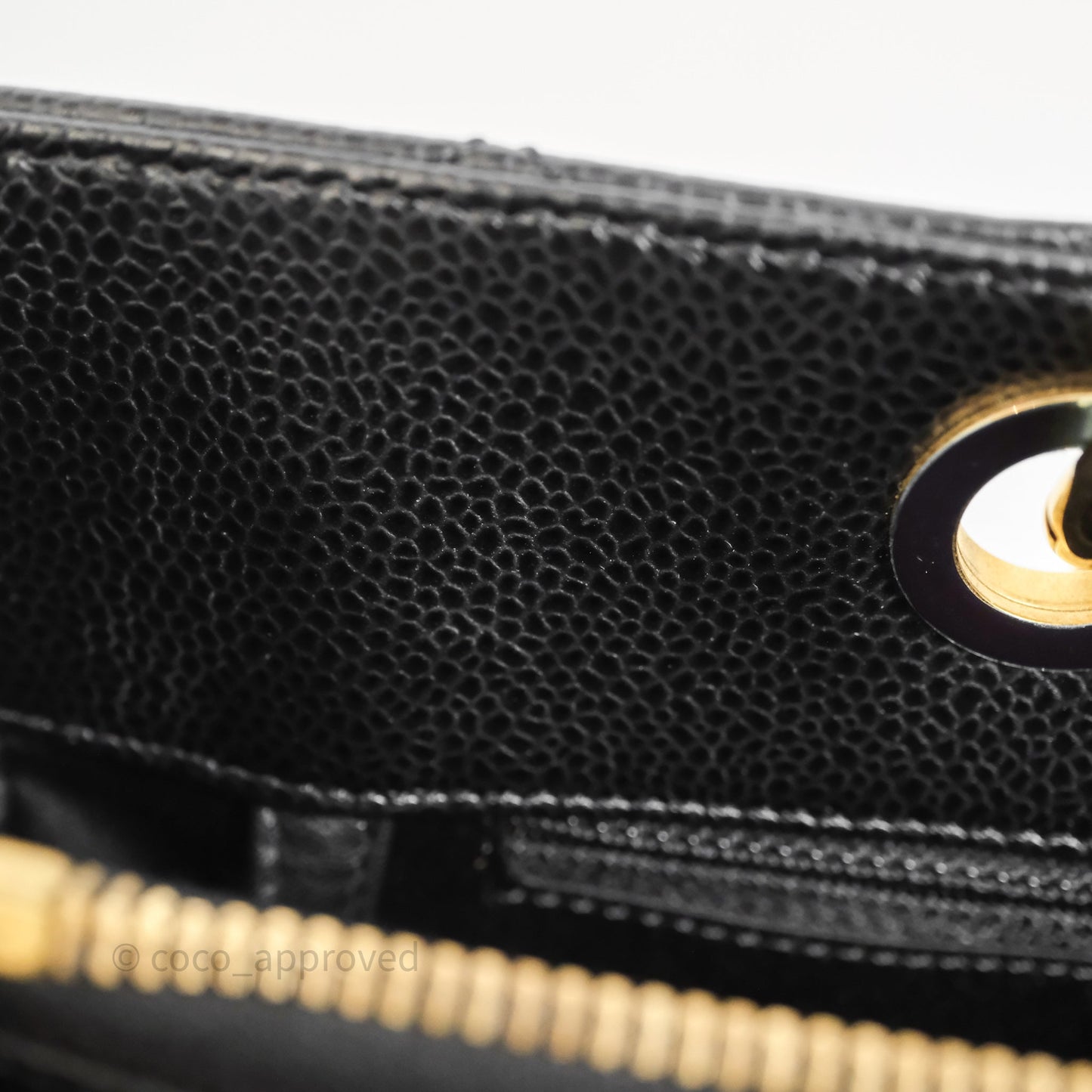 Chanel GST Black Caviar Gold Hardware