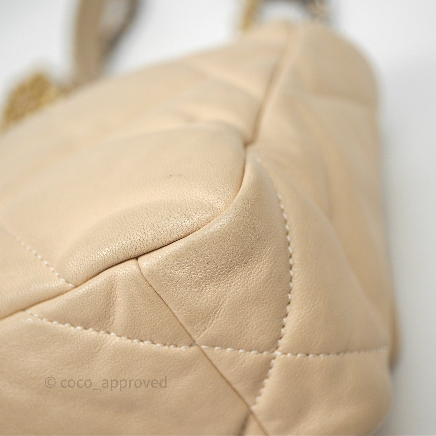 Chanel 19 Small Beige Mixed Hardware