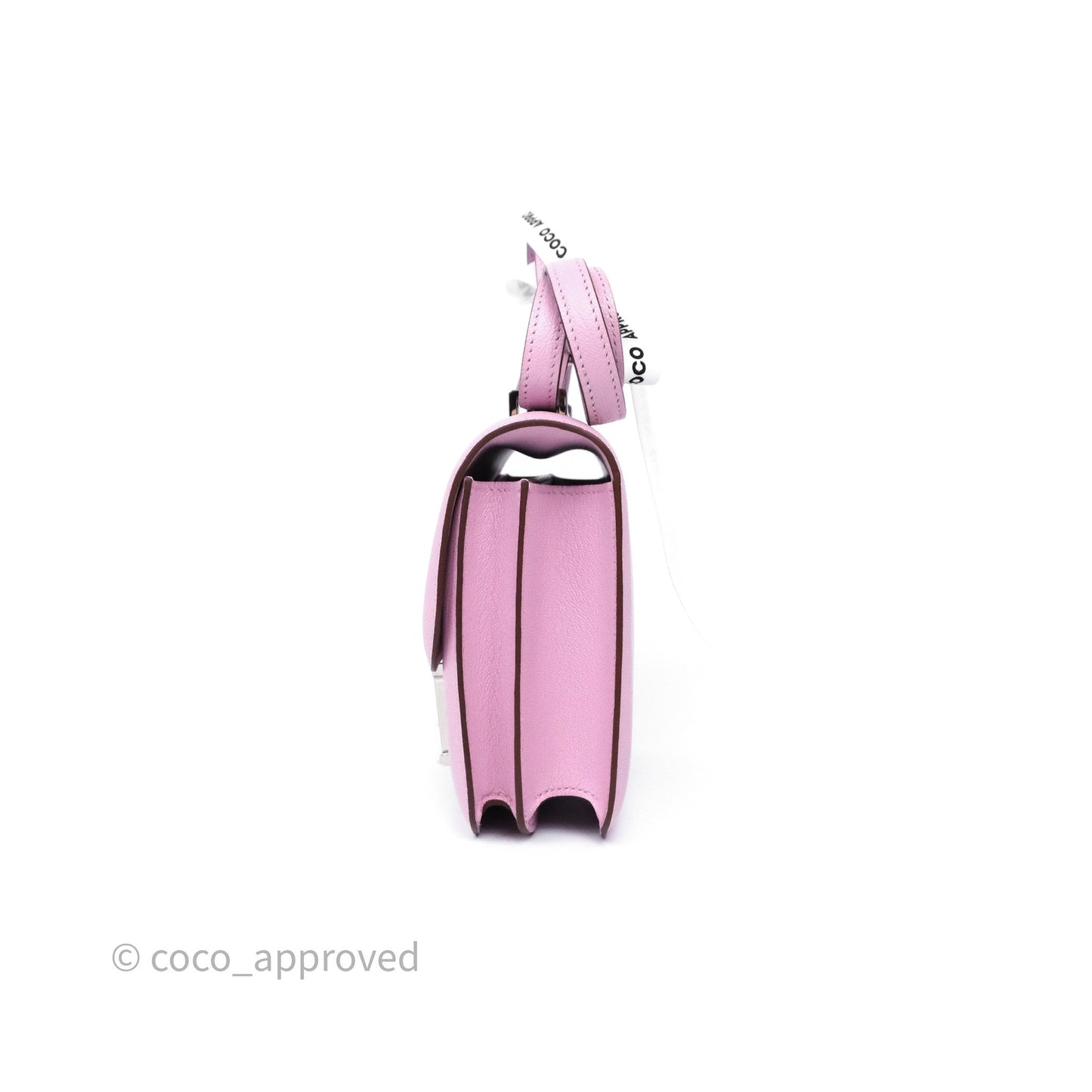 Hermès Constance Mini 18cm Mauve Sylvestre X9 Chevre Mysore Palladium Hardware