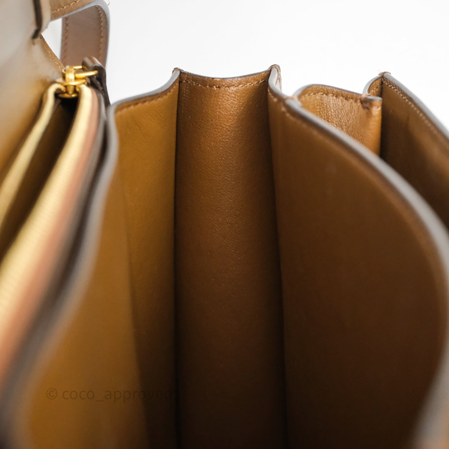 Celine Medium Classic Box Flap Caramel Calfskin