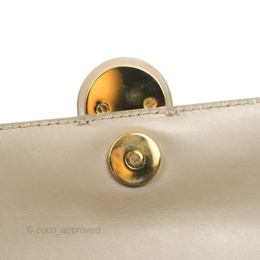 Chloé Small Tess Bag Motty Grey Grained Calfskin