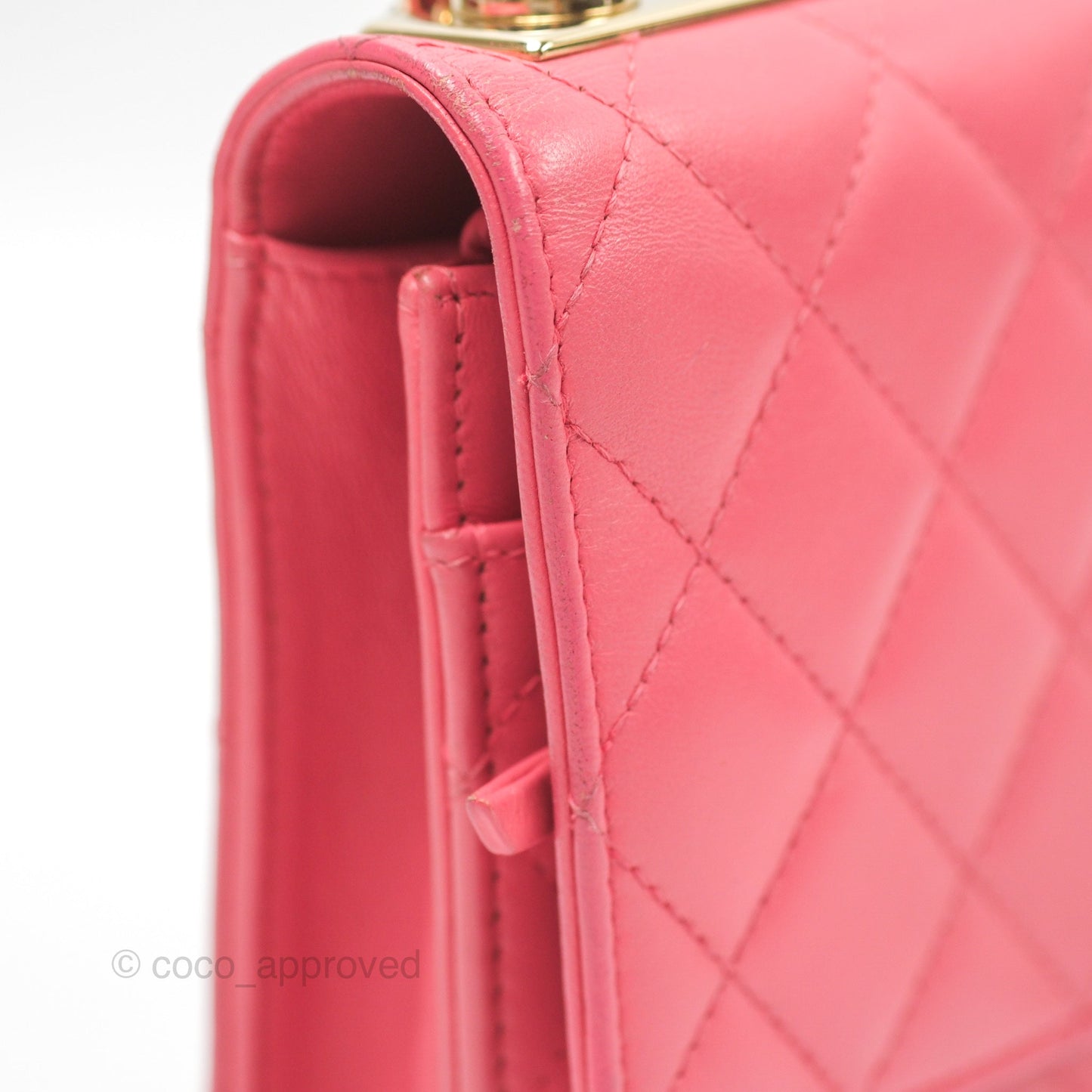 Chanel Trendy CC WOC Pink Lambskin Gold Hardware