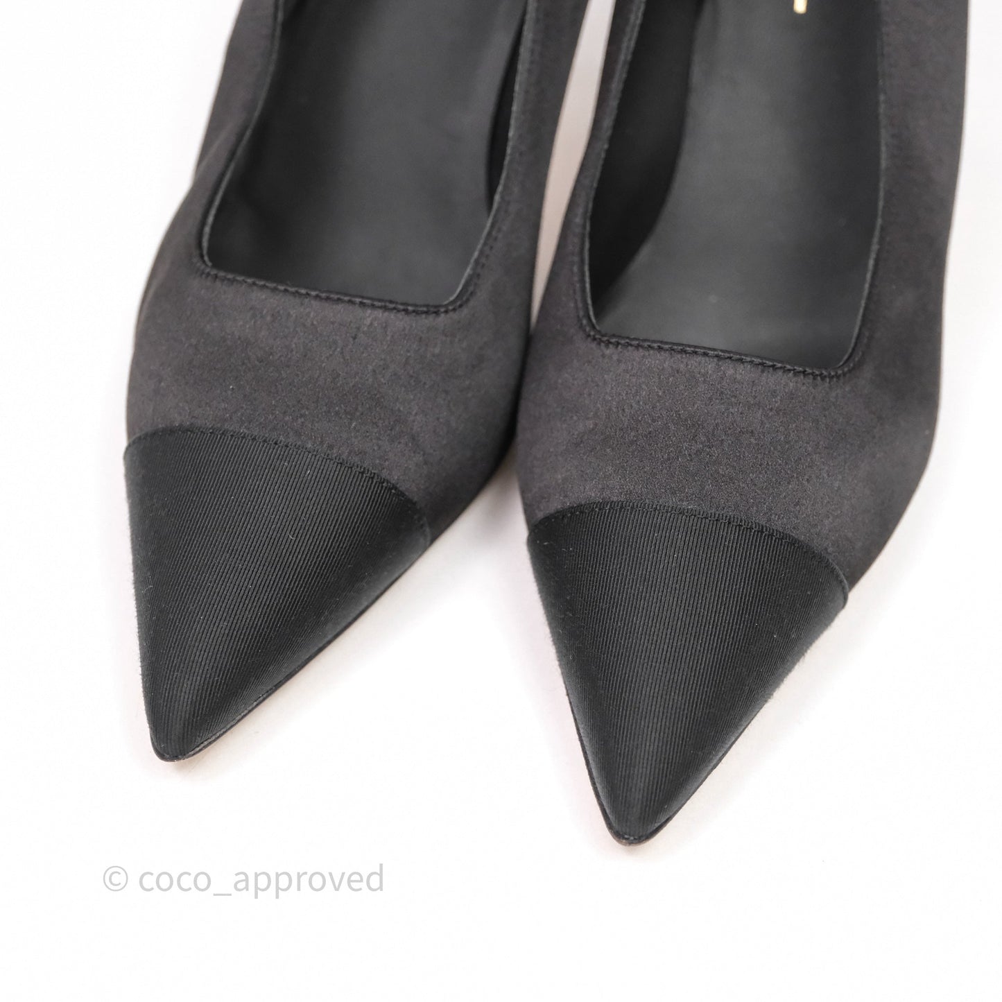 Chanel Classic Heels CC Black Size 39
