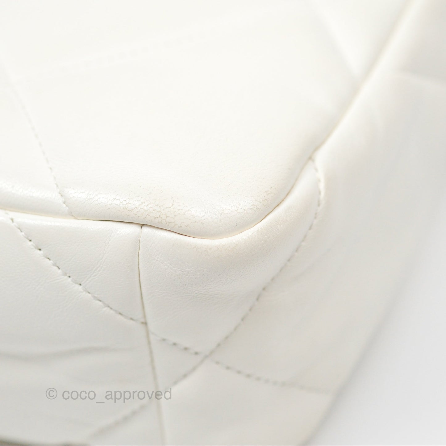 Chanel 19 Small Ivory White Lambskin Mixed Hardware