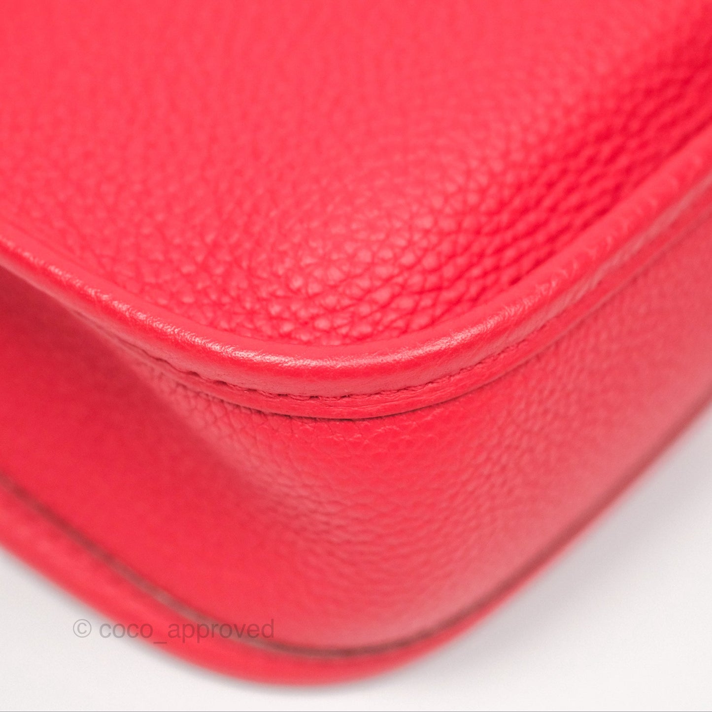 Hermès Mini Evelyne 16 Amazone Rouge de Coeur TM Palladium Hardware