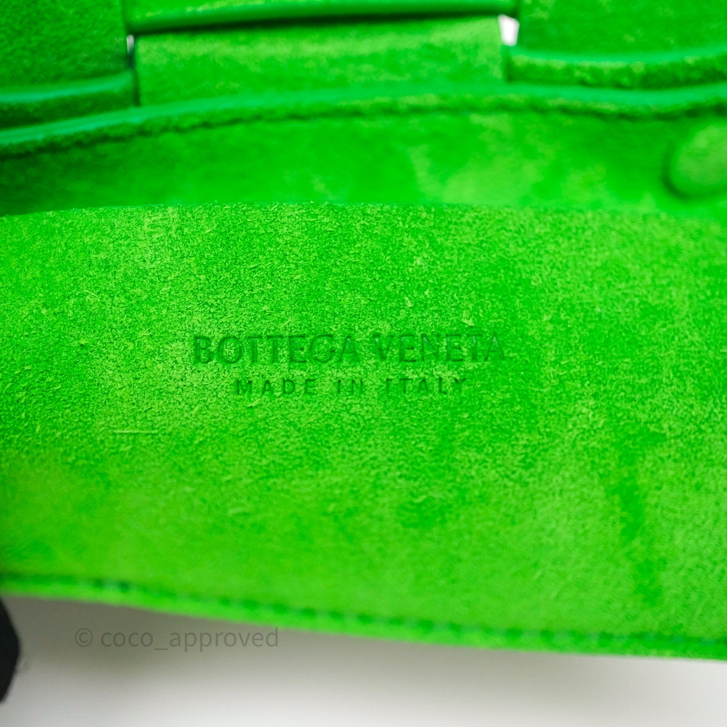 Bottega Veneta Cassette Mini Bag White/ Parakeet