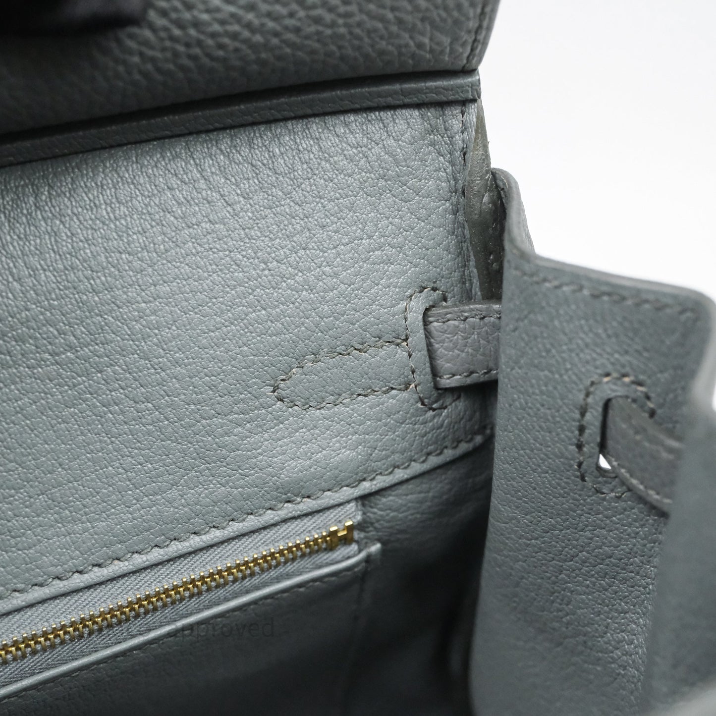 Hermes Birkin 25 Vert Amande Togo Gold Hardware