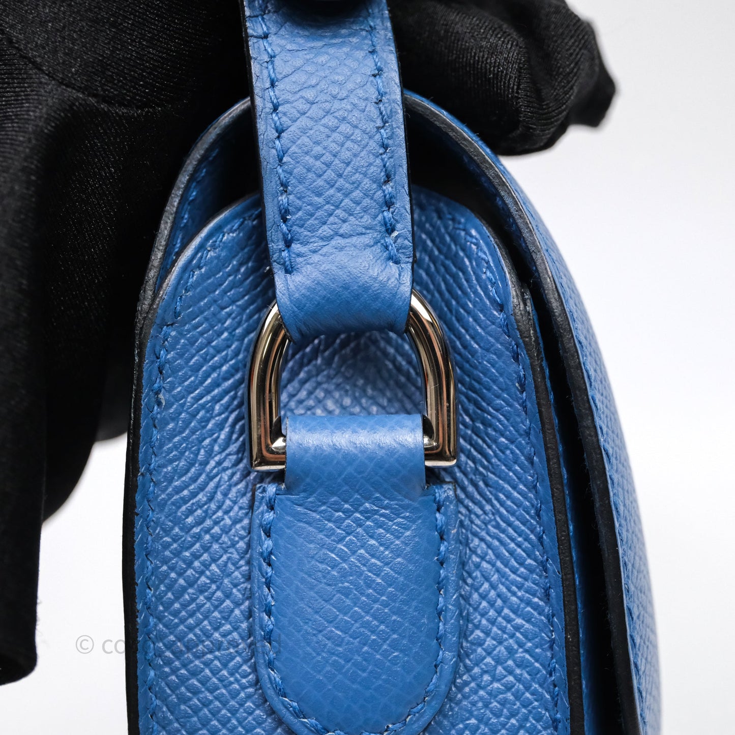 Hermès Cherche-Midi R2 Bleu Agate Epsom Palladium Hardware
