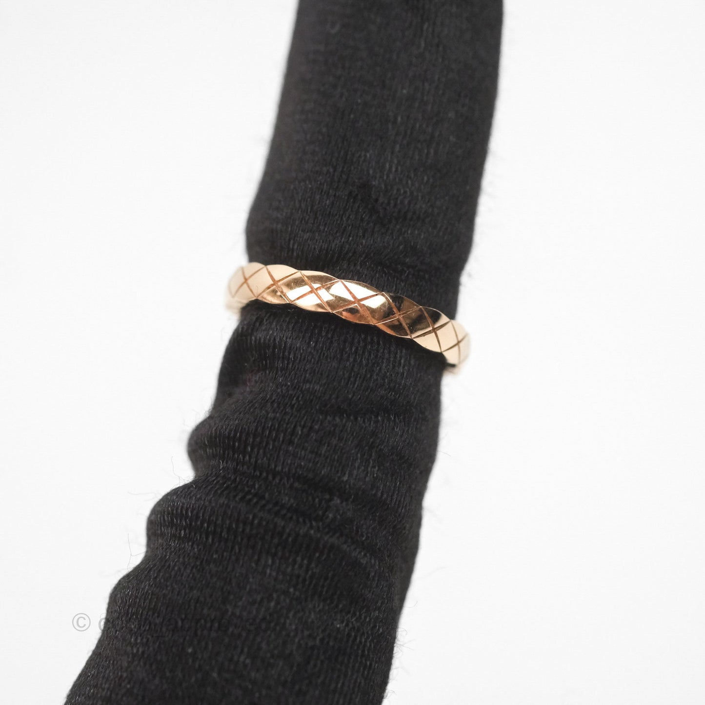 Chanel Coco Crush Ring 18K Beige Gold Size 52