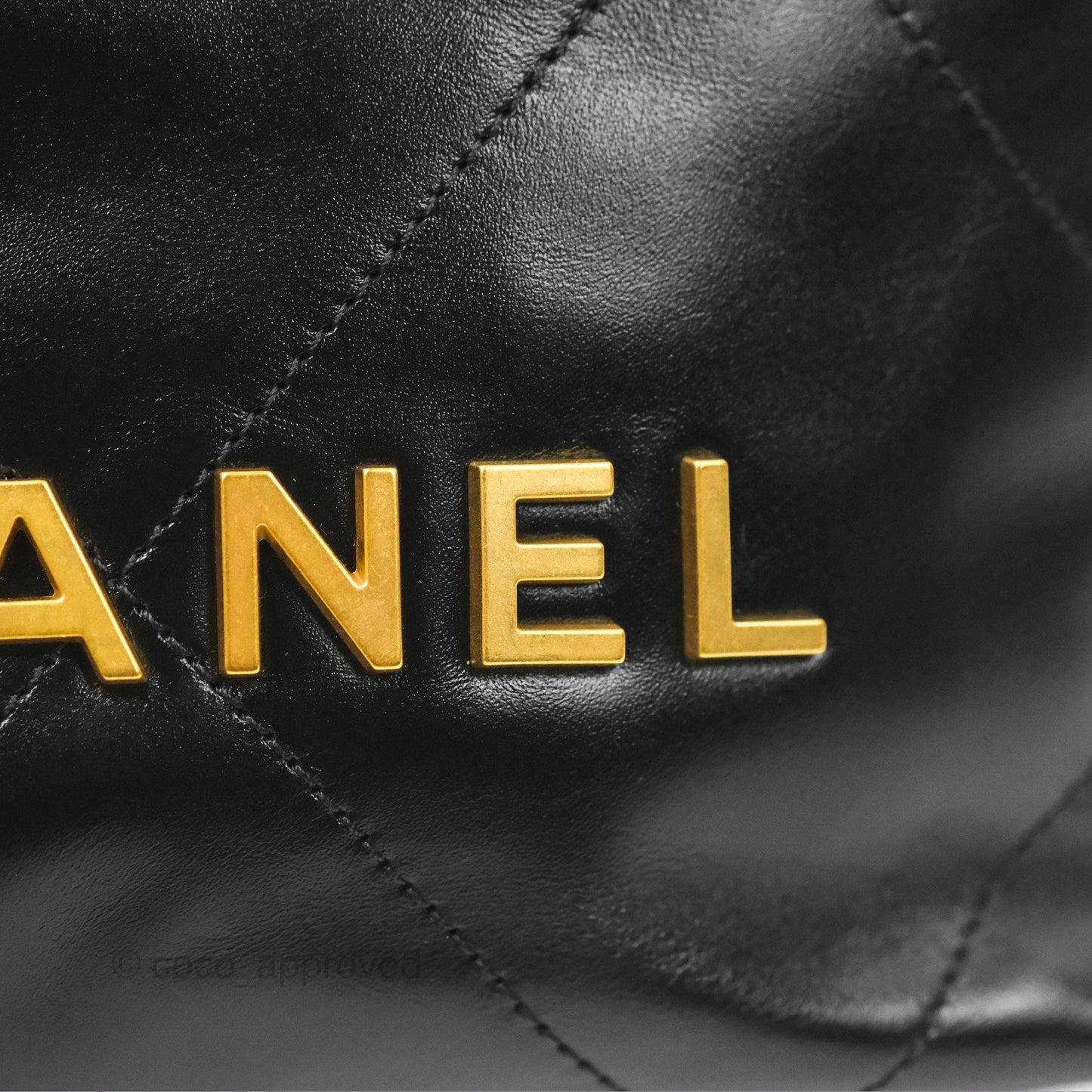 Chanel 22 Mini Bag Black Crumpled Calfskin
