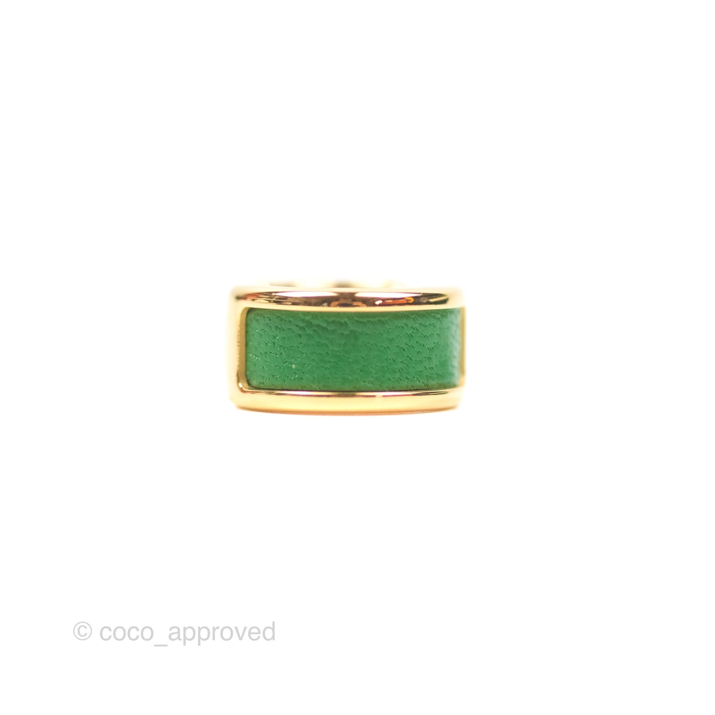Hermès Olympe Ear Cuff Small Model Vert Comics 0Z Epsom Gold Hardware