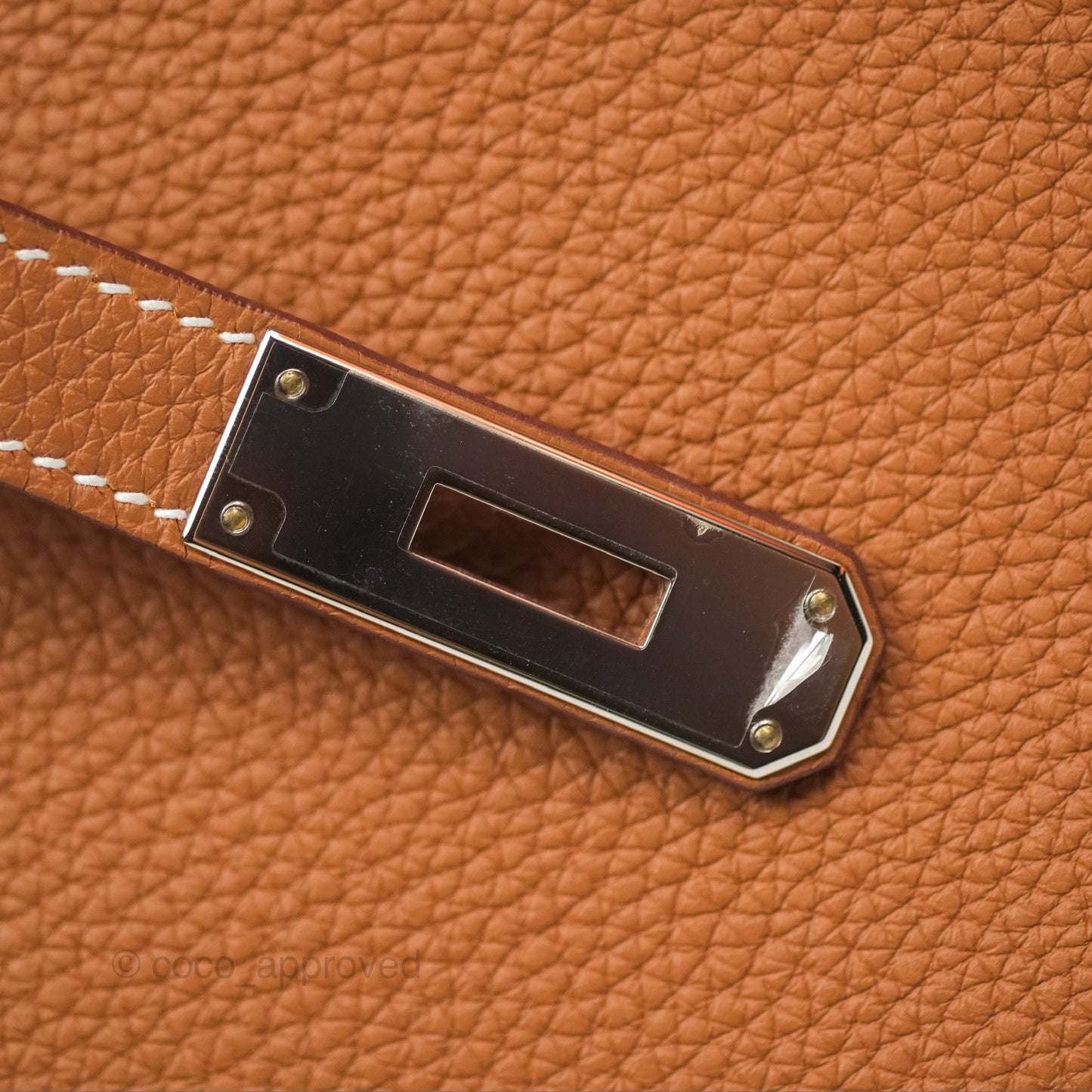 Hermès Birkin 30 Retourne Gold 37 Togo Palladium Hardware