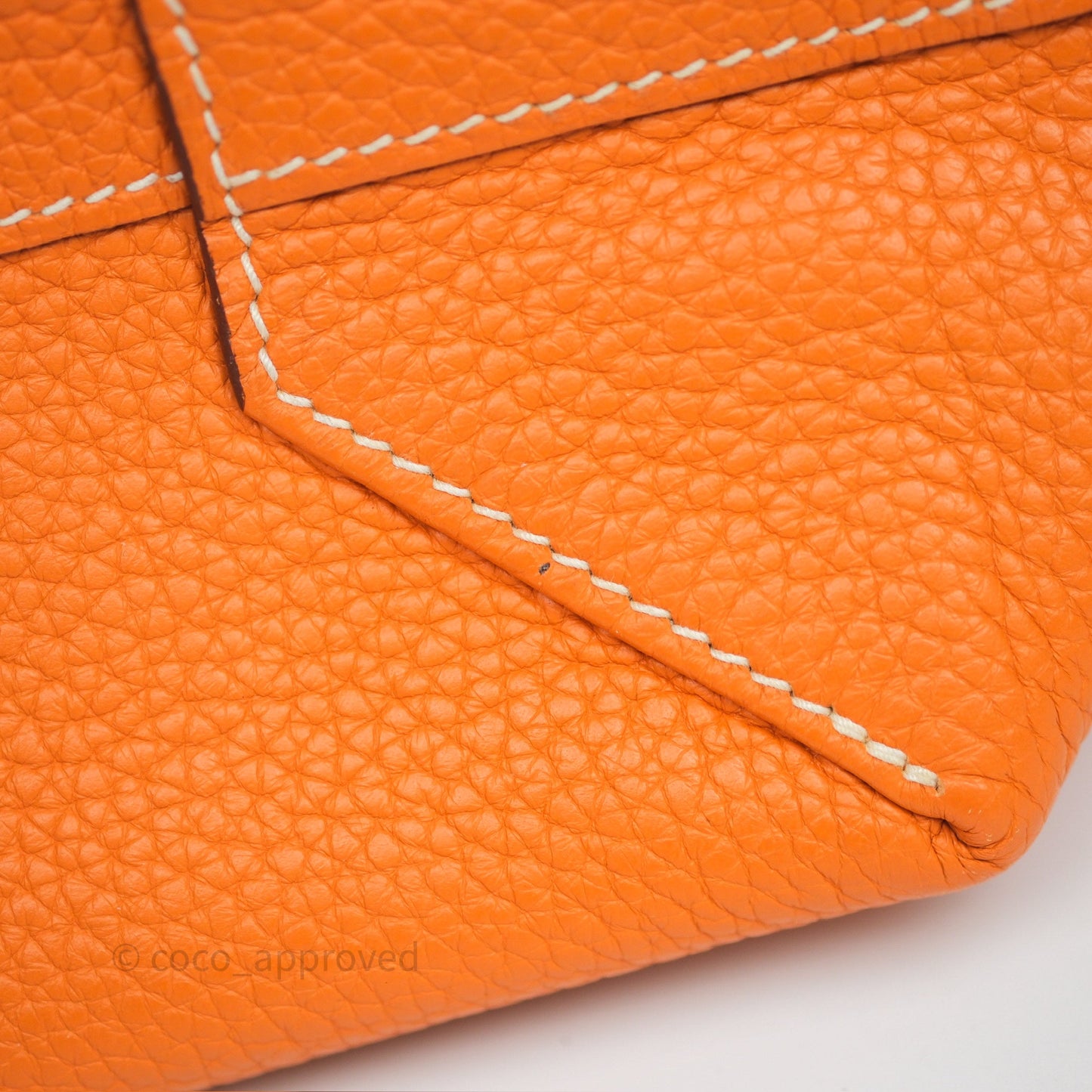 Hermès Double Sens Tote 36 Gold/ Orange Clemence