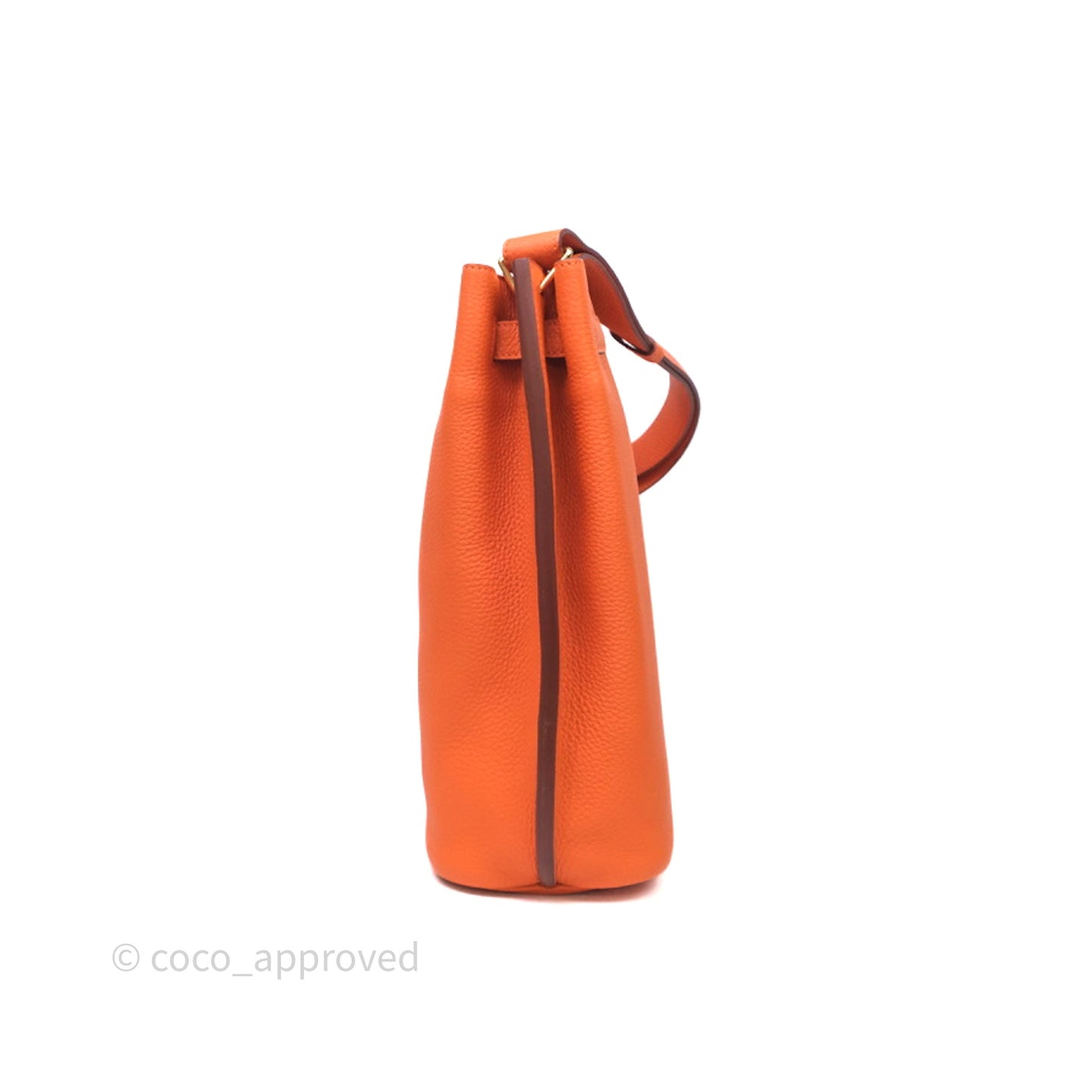 Hermes Kelly So Orange Togo Gold Hardware