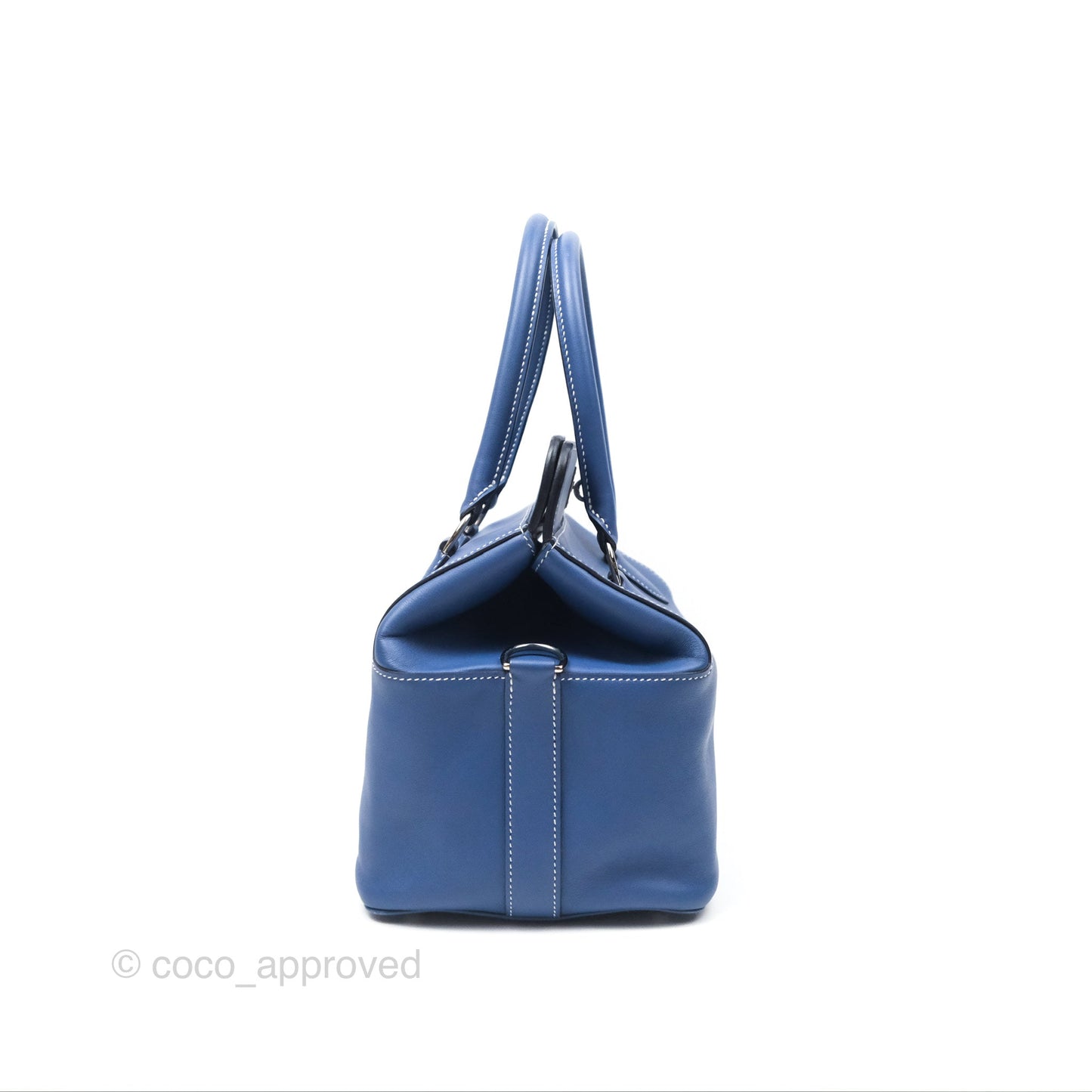 Hermès ToolBox 20 Bleu Agate R2 Swift Palladium Hardware