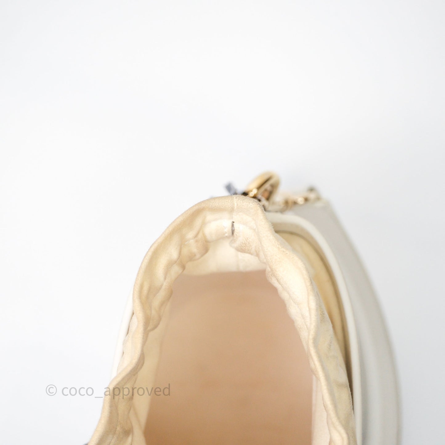 Dior Small Vibe Bucket Bag White Navy Smooth Calfskin
