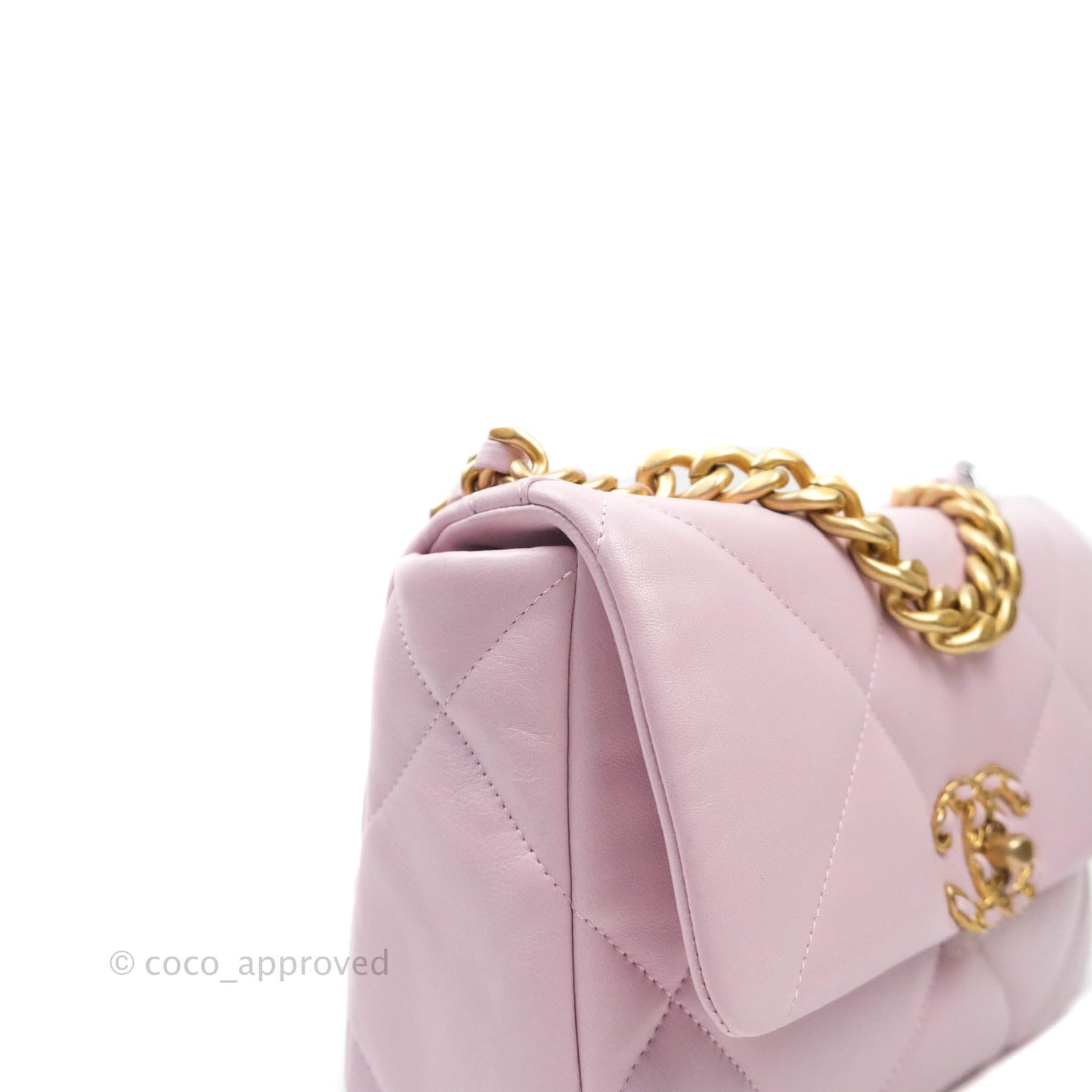 Chanel 19 Small Lilac Rose Claire Mixed Hardware
