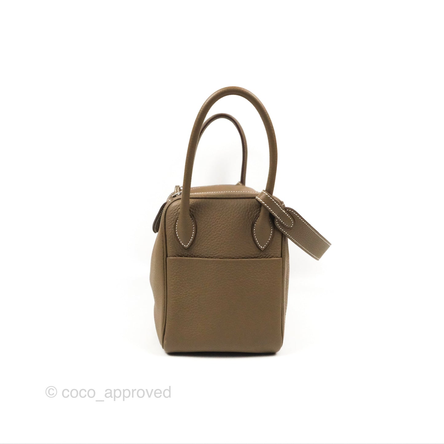 Hermès Lindy 26 Etoupe Clemence Palladium Hardware