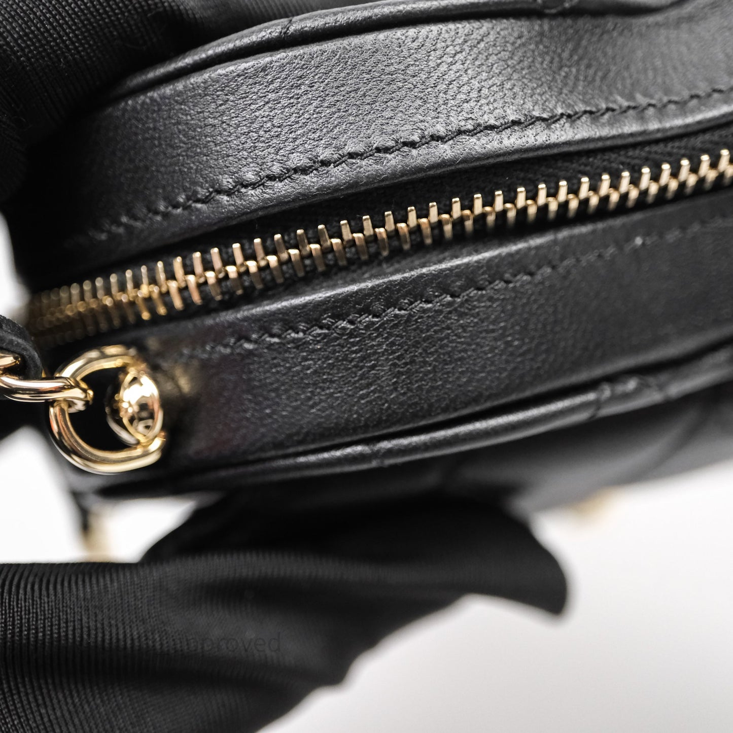 Chanel Small Heart Bag Black Lambskin Gold Hardware