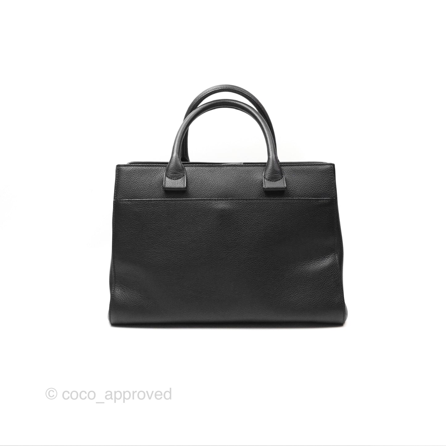 Chanel Small Neo Executive Tote Bag Black Grained Calfskin